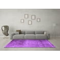 thumbnail image 3 of Ahgly Company Indoor Square Persian Purple Traditional Area Rugs, 8' Square, 3 of 4
