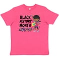 thumbnail image 3 of Inktastic Black History Month Rocks- girl with guitar Youth T-Shirt, 3 of 5