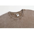 thumbnail image 3 of Giffimy Women's Brown Copy Moon Joy Tee Vintage Washed T-Shirt Short Sleeve Crew Neck Relaxed Fit Top, 3 of 6