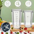 thumbnail image 5 of Pièces de Rechange pour Blender 600W/900W Pro, Tasses 32oz & 24oz avec Lame Extracteur de Rechange, 5 of 5