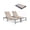 Khaki, variant on THAILE Foldable Lounge Chair, Waterproof Outdoor Chair with 6 Reclining Positions, Gray
