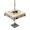 Beige, variant on 54x80 Inch Outdoor Tablecloth with Umbrella Hole Zipper Rectangle Academic Cap Diploma Rectangular Tablecloths Outside Waterproof Modern Graduation Star Wooden Patio Table Cloth Cover for Picnic