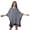 Blue, variant on Women's Short Tassel Kaftan Casual Swimwear Swimsuit Cover Up Short Beach Caftan Dress