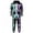 X12Black, variant on Krdevn Kids Halloween Classic White Skeleton Hooded Full Zip Jumpsuit Unisex Cosplay with Side Pockets 9-10 Years,Black