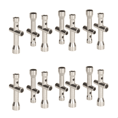 

14PCS 6-Point Mini Cross Wrench Mini Cross Socket M2/M2.5/M3/M4 Nut Tool