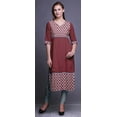 thumbnail image 2 of Bimba Robe Kurti Longue Imprimée Tunique Droite Robes pour Femmes Haut Indien, 2 of 5