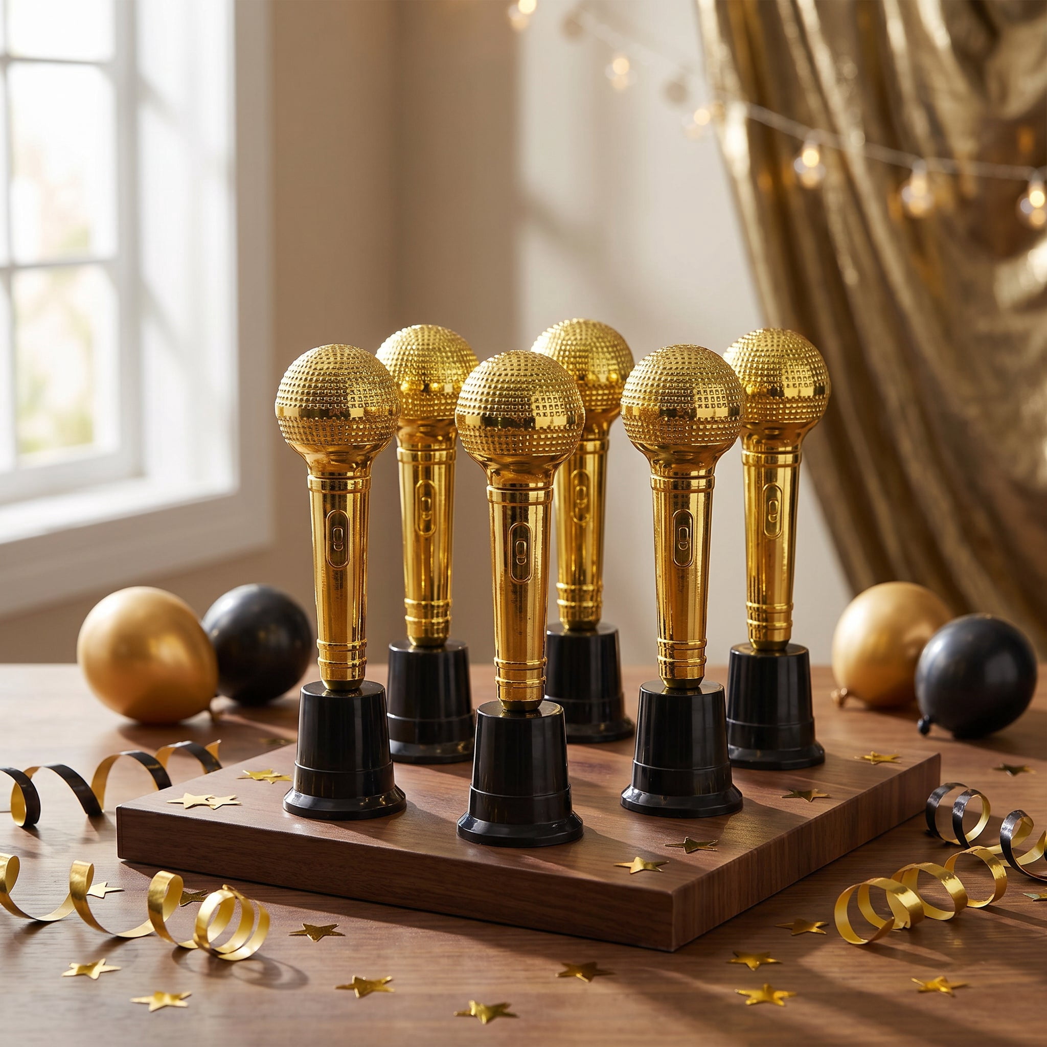 6 Pack Bulk Microphone Party Award