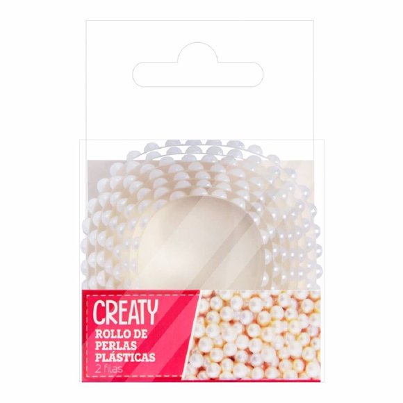 Rollo de Perlas Creaty de Plástico