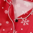 thumbnail image 6 of 12M-6T Toddler Boys Girls Silk Satin Christmas Family Matching Pajama Sets, SILVERCELL 2Pcs Kids Long Sleeve Button Down Pajamas Sleepwear Pj Set, 6 of 8