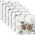 thumbnail image 6 of GZHJMY Pinecone Leaves Cloth Napkins Washable Napkin for Dinner Table Decorative for Home Dinner Restaurant Parties 20 Inch 4 Pack Decorative Washcloths, 6 of 7