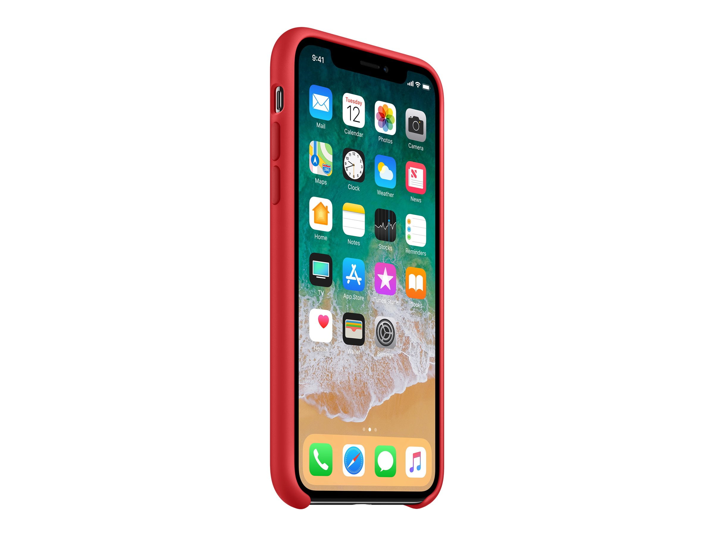 Buy Apple iPhone X Silicone Case in PRODUCTRED at Ubuy Morocco