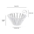 thumbnail image 7 of Coffee Filter Paper Assistant Espresso Coffee Filter Paper Cone Hot Water Stamping Coffee Accessories, 7 of 7