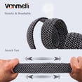 thumbnail image 3 of Women Braided Stretch Belts Elastic Canvas Woven Belts For Jeans Pants, 3 of 7