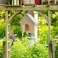 thumbnail image 5 of Bird Houses for Outside Hangable Wooden Bird Feeder Box with Pole Pet Cottage for Hummingbirds Cardinal Birds Outdoor, 5 of 6