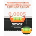 thumbnail image 2 of VEVOR 6-Piece Torpedo Level, 78/48/32/24/16/10 Inch All Magnetic Levels Set, Bubble Vials Ruler for 45/90/180 Degree, Aluminum Alloy Magnetic Box Leveler Tool, Shock-Resistance, SAE and Metric Scale, 2 of 9