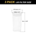 thumbnail image 2 of Uxcell IBC Lid Filter 220mm Long Washable Nylon Fine Mesh Filter for Rainwater Tank, 3 Pack, 2 of 7