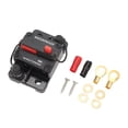 thumbnail image 2 of 12V Breaker, Car Audio Circuit Breaker Manual Reset, Protecting Stereo System, High Current Overload, DC Sound Amplification, Plastic Casing, Easy, 2 of 7