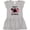 AC-Heather Grey, variant on Inktastic Valentine's Day Mimi's Lovebug Girls Toddler Dress