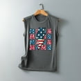 thumbnail image 5 of SMihono Hauts pour Femmes Débardeur Mode Imprimé Col Rond Confortable T-shirt Ample Fête des Mères Sans Manches Blouse Décontractée Débardeurs pour Femmes Hauts d'Été pour Femmes, 5 of 5