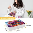 thumbnail image 5 of Vehicle Elegant PU Leather Decorative Box Jewelry Organizer with Removable Compartment - Portable Earring Organizer, 5 of 6