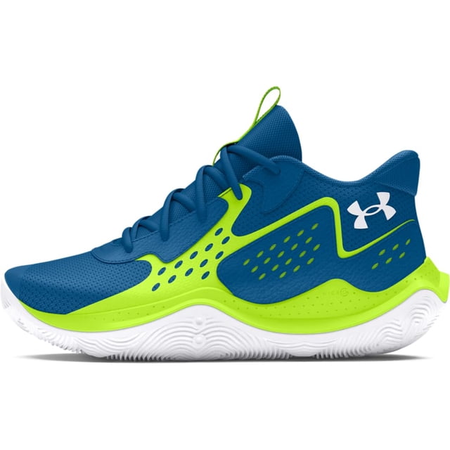 Zapatos Unisex Under Armour Jet '23 para Niños, Azul/Amarillo, Talla 6 US