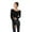 Black, variant on Women's Long-sleeved Quick-drying Fitness Yoga Clothes Slim Sports Running Fitness Clothes With Chest Pad Elastic Tights Casual Shirt