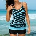 thumbnail image 2 of Tankini Swimsuits For Women 2 Piece Bathing Suits Tummy Control Modest Loose Fit Swimwear Tops With Boyshorts, 2 of 8