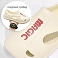 thumbnail image 2 of Zapatos Sandalias de playa EVA Plataforma transpirable Parte inferior gruesa suave Hombres Mujeres (44-45 Blanco) Ndcxsfigh Tenis De Mujer Tenis De Hombre, 2 of 9