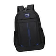 thumbnail image 1 of Mochila para portátil, mochila escolar, mochila informal para actividades al aire libre, senderismo y excursionismo. Azul negro, 1 of 9
