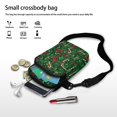 thumbnail image 7 of HELLHERO Bow-Shaped Candy Canes Women Adjustable Shoulder Strap Crossbody Small Crossbody Bags 4.33"x1.97"x7.09" for Adults Polyester, 7 of 7