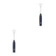 thumbnail image 4 of Bearachild Batidor de huevos Espumador de leche Mezclador eléctrico Fácilmente agarrado ABS Recargable Azul oscuro 2Conjunto, 4 of 6