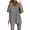 Gray, variant on GERsome 2 Piece Solid Color Lounge Outfits for Women Summer Short Sleeve V Neck Tops and Biker Shorts Sets S-3XL(Gray,M)