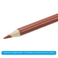 thumbnail image 4 of Uxcell Watercolor Pencil, 6Pcs Water Soluble Pencils for Blending, Coloring, Sketch Drawing, Painting, Bright Brown, 4 of 7