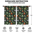 thumbnail image 2 of Blackout Kids Curtains,Dark Green Toned Dinosaur and Volcano Pattern Childrens Insulated Curtains Set Of 2,Bedroom Essentials,Toddler Room Decor 42"x63", 2 of 5