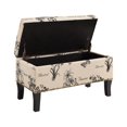 thumbnail image 3 of Sydney Botanical Storage Ottoman, 3 of 8