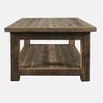 thumbnail image 5 of Reclamation 50" Rustic Reclaimed Solid Wood Coffee Table with Storage Shelf, 5 of 8