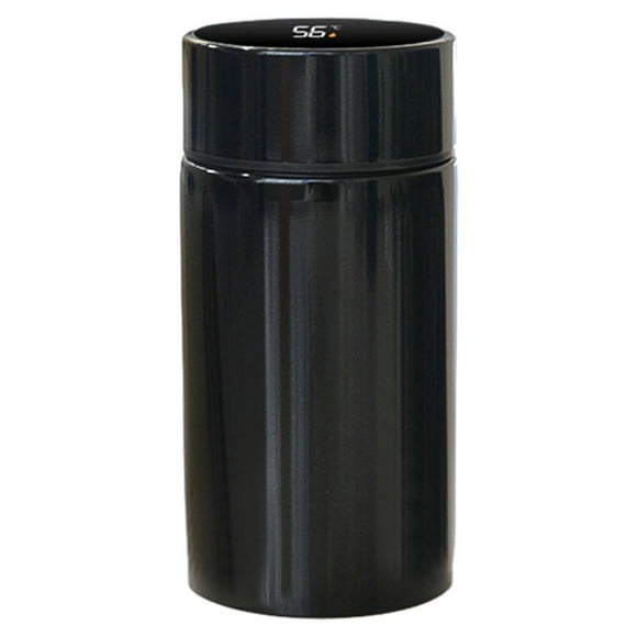 serony Water Bottle 200ML Temperature Display Thermos Bottles Convenience Office Smart Multicolored Fashionable Attractive Black