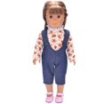 thumbnail image 1 of Doll Été Tenue Mode 2PCS Casual Mignon Poupée Vêtements Kit Poupée Dressing Ensemble, 1 of 8
