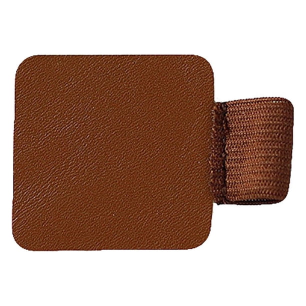 Presillas autoadhesivas para bolígrafos | Juego de 6 piezas con diseño de goma elástica y cuero | Estuche adhesivo para bolígrafos, cuadernos, agendas y útiles escolares