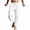 01 White, variant on Pants for Men Summer Elastic Waist Jogger Yoga Trousers with Pockets