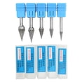 thumbnail image 1 of Carbide Rotary File,5 Pcs Carbide Burr Double Cut Rotary File Double Cut Carbide Rotary Burr Rugged and Tough, 1 of 14