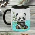 thumbnail image 6 of "Adorable Panda" 1pc, I JUST FREAKING LOVE PANDA OK Coffee Mug, 11oz Ceramic Coffee Cups, Cute Kawaii Panda Water Cups, Summer Winter Drinkware, Birthday Gifts, Holiday Gifts, 6 of 9