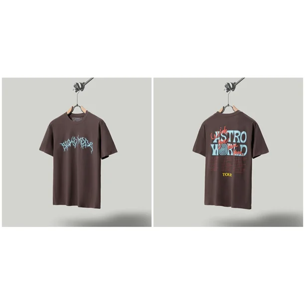 Yao888-Camiseta con estampado gráfico de espuma para hombre, ropa de calle de gran tamaño, estilo hip hop, informal, Y2k, 1:1Brown-M6012