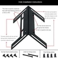 thumbnail image 3 of 3 Pcs Module de RAM 120mm Support de Radiateur de Pompe de Refroidissement Support de Réservoir de Drainage Noir, 3 of 5