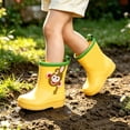 thumbnail image 6 of NAISIBABY Women Rain Boots, Toddler Non-Slip Soft Soled Waterproofed Outdoor Rainboots Yellow Size 9, 6 of 6