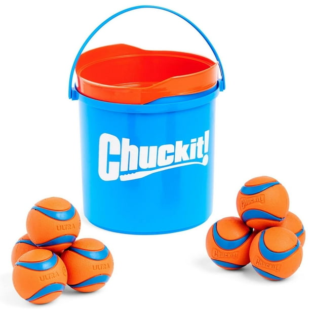 Cubo con Ultra Ball Chuckit! MD 8 Unidades