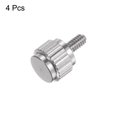 thumbnail image 3 of Unique Bargains 4pcs Ronde Tête Plate Moleté Pouce M2x4mm Main Serrage Vis Filetées Boulons de Bouton pour Vernier Étriers, 3 of 5