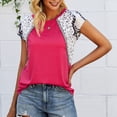 thumbnail image 2 of Camiseta De Manga Corta, Estampado De Animales, Amigable Con La Piel, Camiseta De Manga Corta Para Mujer, Elegante Corte Suelto Para Ir De Compras YLSHRF Otros, 2 of 6