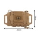 thumbnail image 3 of Bolsa de emergencia Molle con agarre, botiquín de primeros auxilios de supervivencia, accesorios de caza (marrón), 3 of 5
