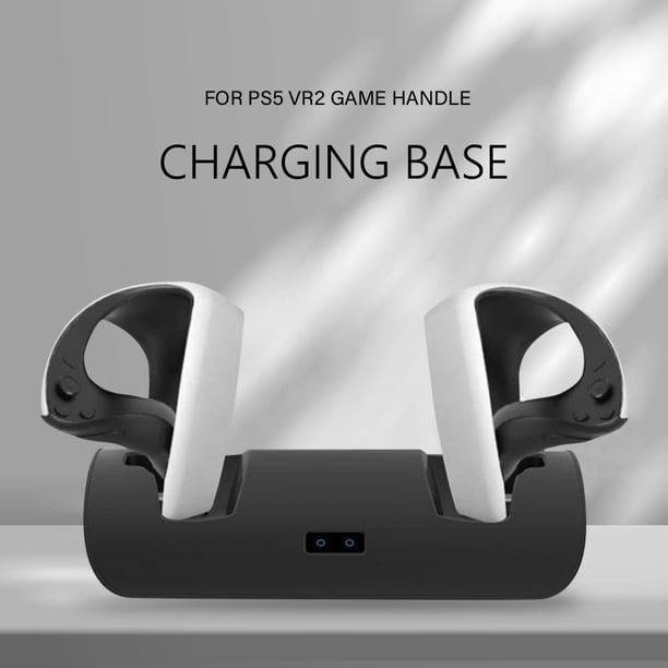 Muelle De Carga Soporte de base de carga Estación de carga dual profesional para PS VR2 (negro)